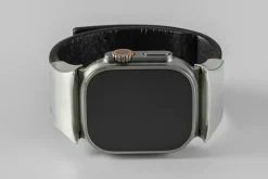 Small Accessories | Small Accessories>PARTS OF FOUR Apple Watch Bracelet (Model 1, Wedge Strap, Studs, BLK+MA) - for 41mm
