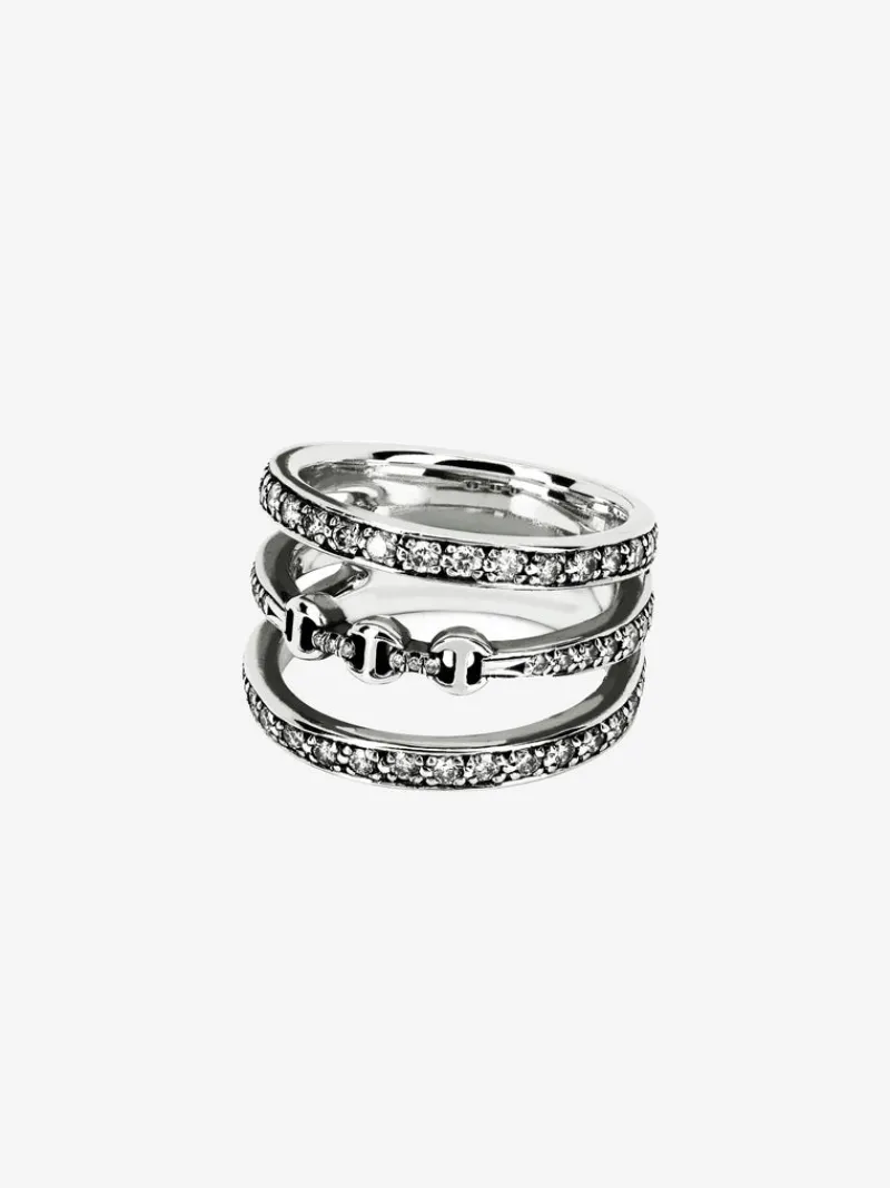 Jewelry>HOORSENBUHS Asset Triple Band With Diamonds