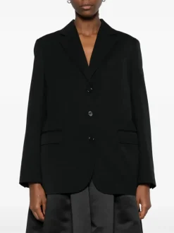 Jackets & Coats>SIMONE ROCHA Back Cut Out Bow Detail Jacket
