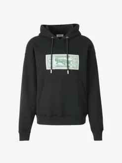 Sweats & Hoodies>OFF-WHITE Banknote Arrow Skate Hoodie
