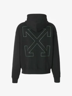 Sweats & Hoodies>OFF-WHITE Banknote Arrow Skate Hoodie