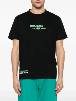 T-shirts>OFF-WHITE Barber 2 Slim SS Tee