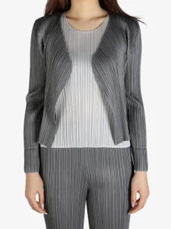 Knitwear>PLEATS PLEASE ISSEY MIYAKE Basics Cardigan