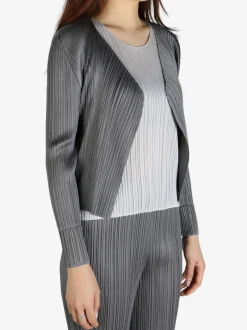 Knitwear>PLEATS PLEASE ISSEY MIYAKE Basics Cardigan