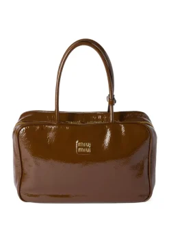 Bags>MIU MIU Beau Naplak Patent Leather Bag