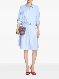 Dresses>DRIES VAN NOTEN Belted Shirt Dress