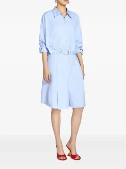 Dresses>DRIES VAN NOTEN Belted Shirt Dress