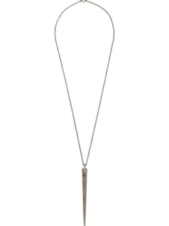 Jewelry | Jewelry>PARTS OF FOUR Big Spike Necklace (0.5 CT, Single Ruby Slice, DA+RUB)