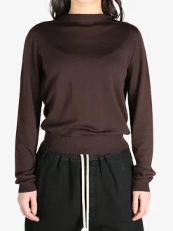 Knitwear>RICK OWENS Biker Level Sweater