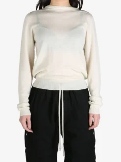Knitwear>RICK OWENS Biker Level Sweater