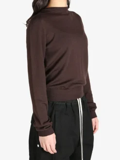 Knitwear>RICK OWENS Biker Level Sweater