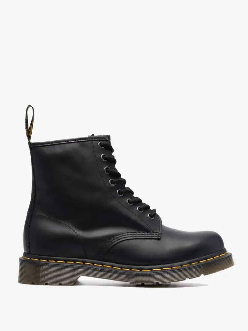 Boots | Boots>DR. MARTENS 1460 Black Nappa Leather Lace Up Boots