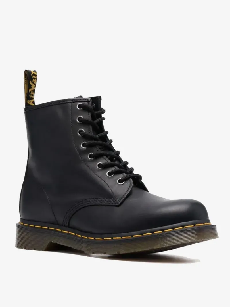 Boots | Boots>DR. MARTENS 1460 Black Nappa Leather Lace Up Boots