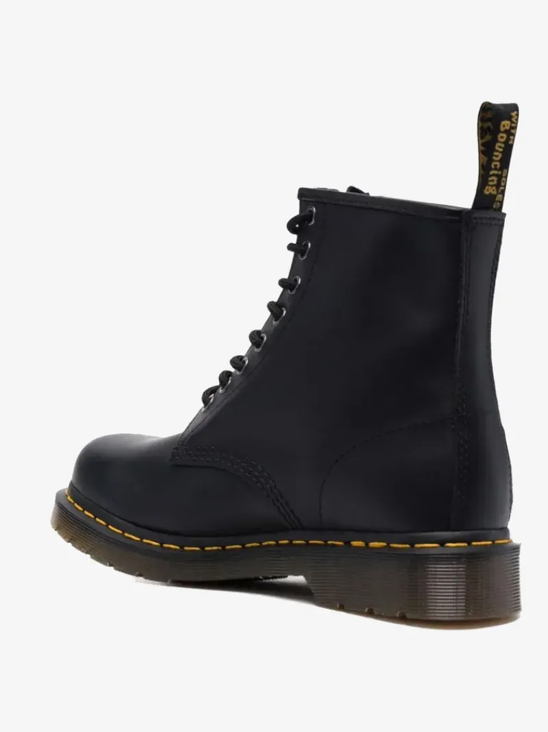 Boots | Boots>DR. MARTENS 1460 Black Nappa Leather Lace Up Boots
