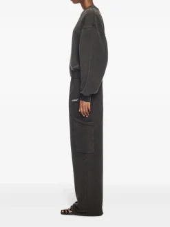 Sweats & Hoodies>OFF-WHITE Bookish Roses Over Crew Sweatshirt