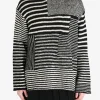 Knitwear>YOHJI YAMAMOTO POUR HOMME Border Round Neck Knit