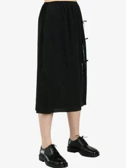 Skirts>SIMONE ROCHA Bow Slit Column Skirt