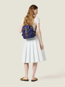 Bags>MIU MIU Canvas Backpack