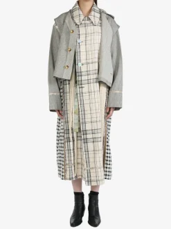 Jackets & Coats | Jackets & Coats>COMMUNS Cardigan Fake Two Piece Hooded Coat