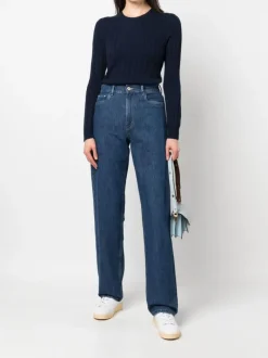 Knitwear>POLO RALPH LAUREN Cashmere Classic Julianna Long Sleeve Pullover