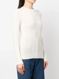 Knitwear>POLO RALPH LAUREN Cashmere Classic Julianna Long Sleeve Pullover