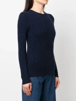 Knitwear>POLO RALPH LAUREN Cashmere Classic Julianna Long Sleeve Pullover