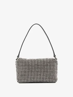 Bags>ALEXANDER WANG Chain Mesh Rhinestone Pouch