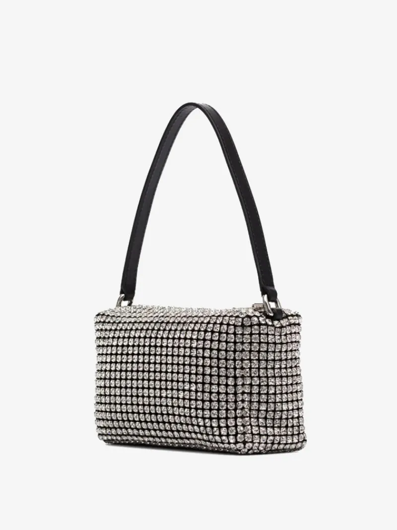 Bags>ALEXANDER WANG Chain Mesh Rhinestone Pouch