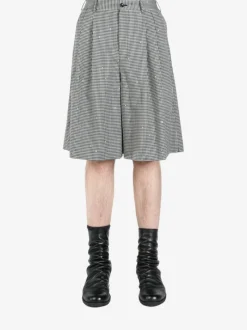 Shorts>COMME DES GARCONS HOMME PLUS Checkered Pleated Pants