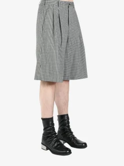 Shorts>COMME DES GARCONS HOMME PLUS Checkered Pleated Pants