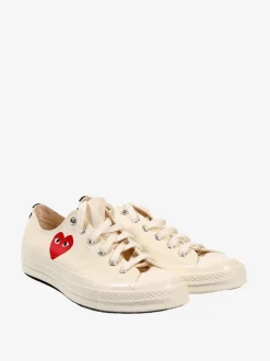 Sneakers | Sneakers>COMME DES GARCONS PLAY X CONVERSE Chuck Taylor 70 Small Red Heart Low Top Sneakers