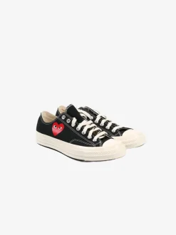 Sneakers | Sneakers>COMME DES GARCONS PLAY X CONVERSE Chuck Taylor 70 Small Red Heart Low Top Sneakers