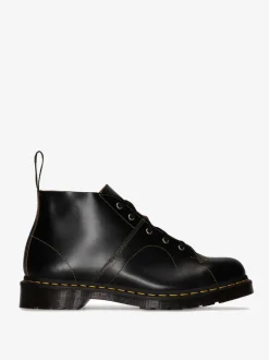 Boots>DR. MARTENS Church Black Vintage Smooth Boot