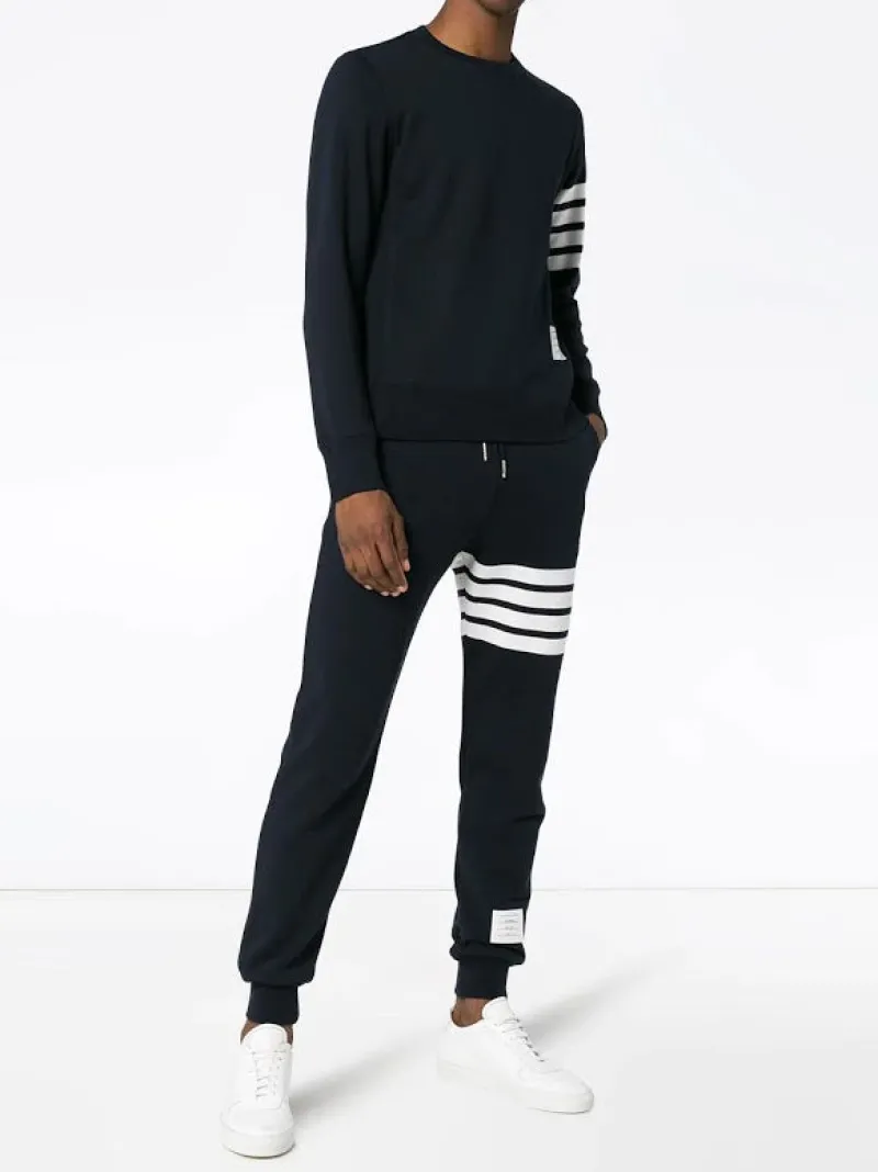 Pants>THOM BROWNE Classic 4 Bar Sweatpants