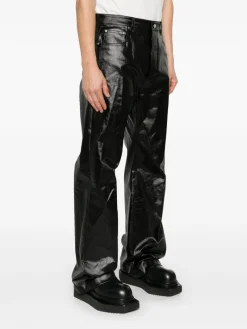 Jeans>RICK OWENS Coated Denim Geth Jeans