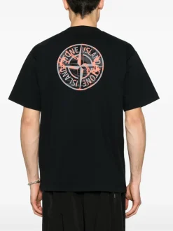 T-shirts>STONE ISLAND Compass Camo T-Shirt