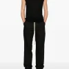 Pants>RICK OWENS Cotton Dietrich Drawstring Pants