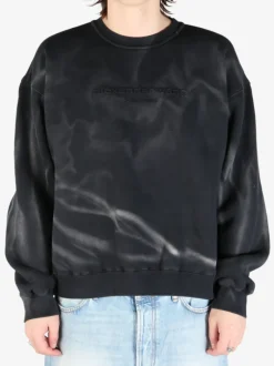 Sweats & Hoodies | Sweats & Hoodies>ALEXANDER WANG Crease Wash Crewneck Sweatshirt
