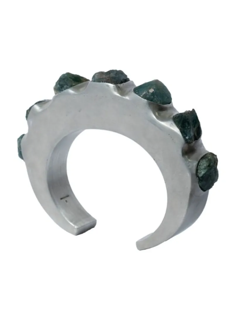 Jewelry | Jewelry>PARTS OF FOUR Crescent Bracelet (Terrestrial Surfaced, 15mm, AS+MA+GRAN)