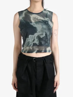 Tops>ALEXANDER WANG Cropped Crewneck Tank