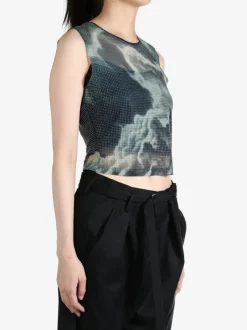 Tops>ALEXANDER WANG Cropped Crewneck Tank