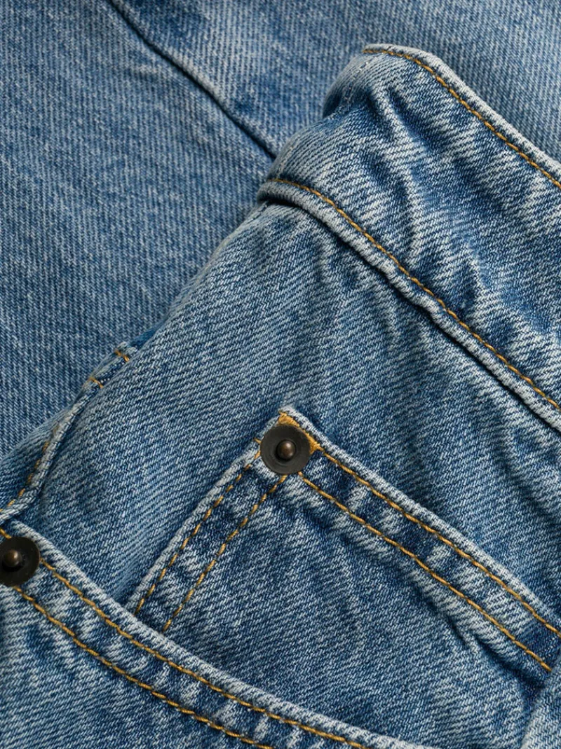 Jeans>MAISON MARGIELA Decortique Asymmetric Wide-Leg Jeans