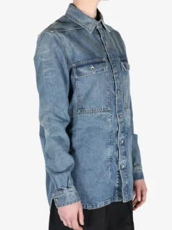 Jackets & Coats>RICK OWENS DRKSHDW Denim Outershirt Jacket