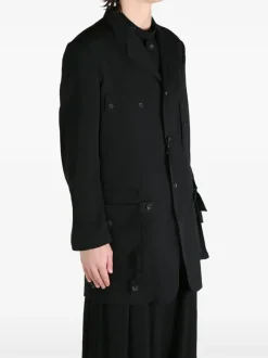 Suits & Blazers | Jackets & Coats>YOHJI YAMAMOTO POUR HOMME Detachable Pocket Jacket