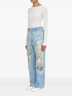 Jeans>MM6 Maison Margiela Dirty Distressed Denim