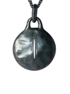 Jewelry | Jewelry>PARTS OF FOUR Disk Necklace (45mm, Slit, Mega Pavé, KA+DIA)