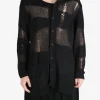 Knitwear>YOHJI YAMAMOTO POUR HOMME Distressed Oversized Cardigan