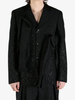 Suits & Blazers | Jackets & Coats>COMME DES GARCONS HOMME PLUS Double-Breasted Starry Pattern Jacket