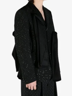 Suits & Blazers | Jackets & Coats>COMME DES GARCONS HOMME PLUS Double-Breasted Starry Pattern Jacket