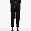 Pants>RICK OWENS Drawstring Cropped Pantaloni